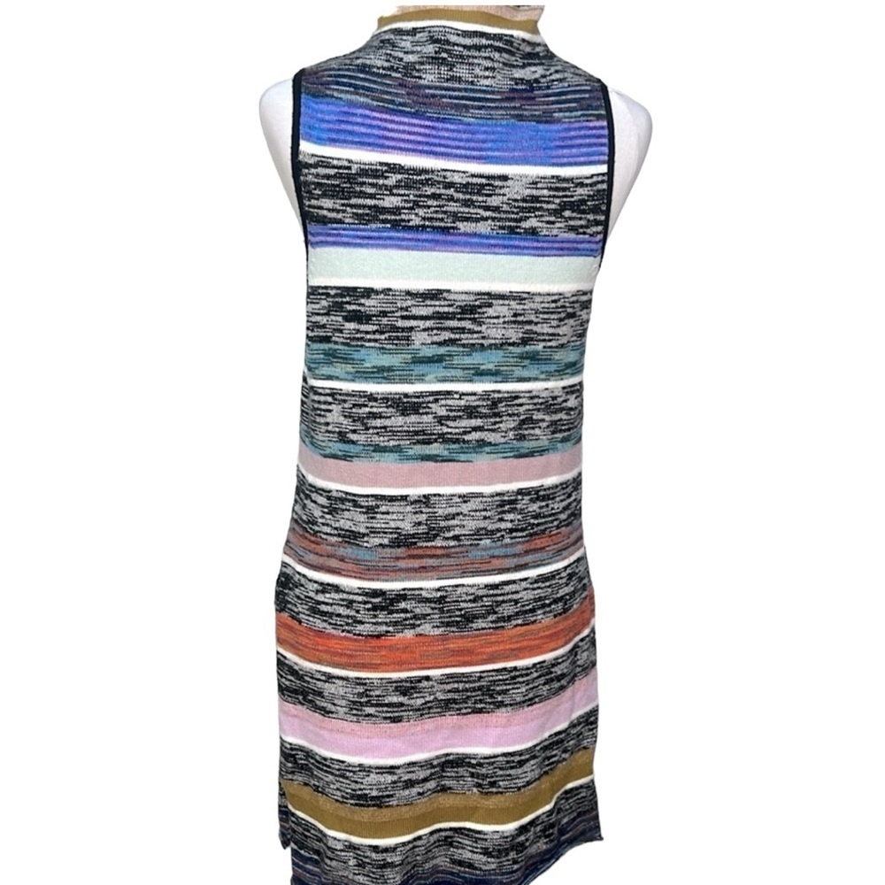 Anthropologie Space Dyed Rainbow Striped Sweater View 5